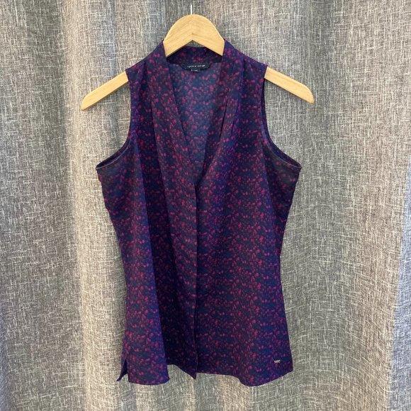 Tommy Hilfiger Tops - Tommy Hilfiger, Sleeveless Button Down Blouse, Petite S